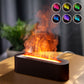 Flame lamp humidifier