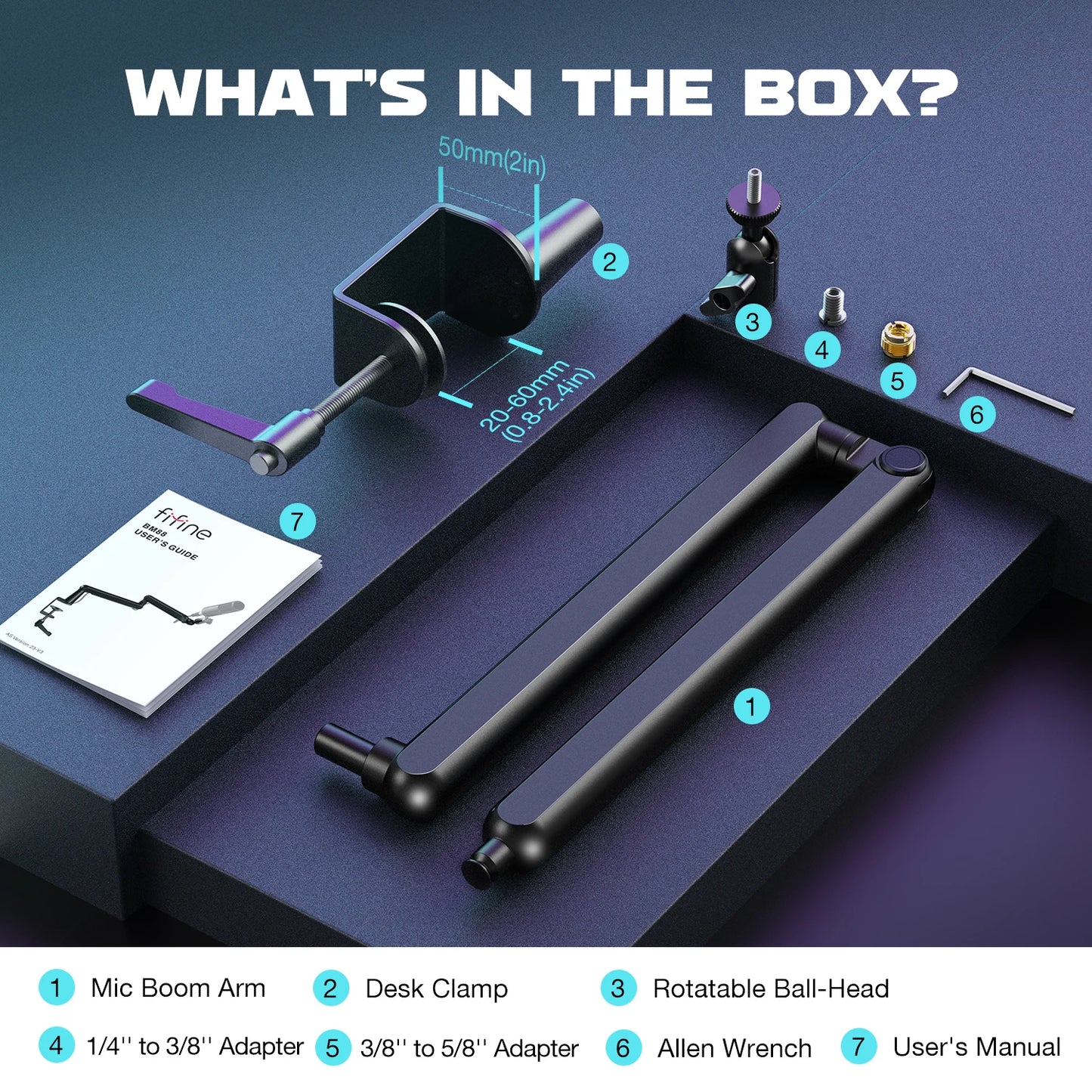 FIFINE BM88 Low-profile Boom arm