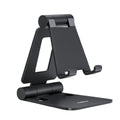 Aluminum Foldable Phone & Tablet Stand - Matte Black