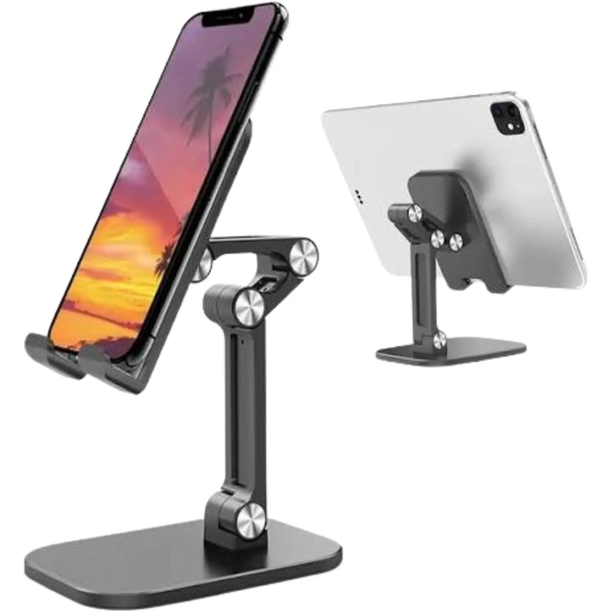 Foldable Desktop Phone & Tablet Stand - Adjustable Height