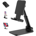 Telescopic Foldable Phone & Tablet Stand - Black