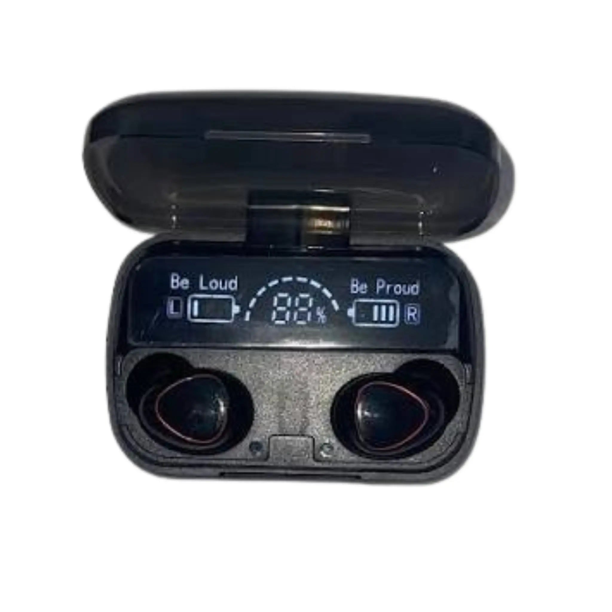 Be Loud Be Proud TWS Earbuds with Digital LED Display