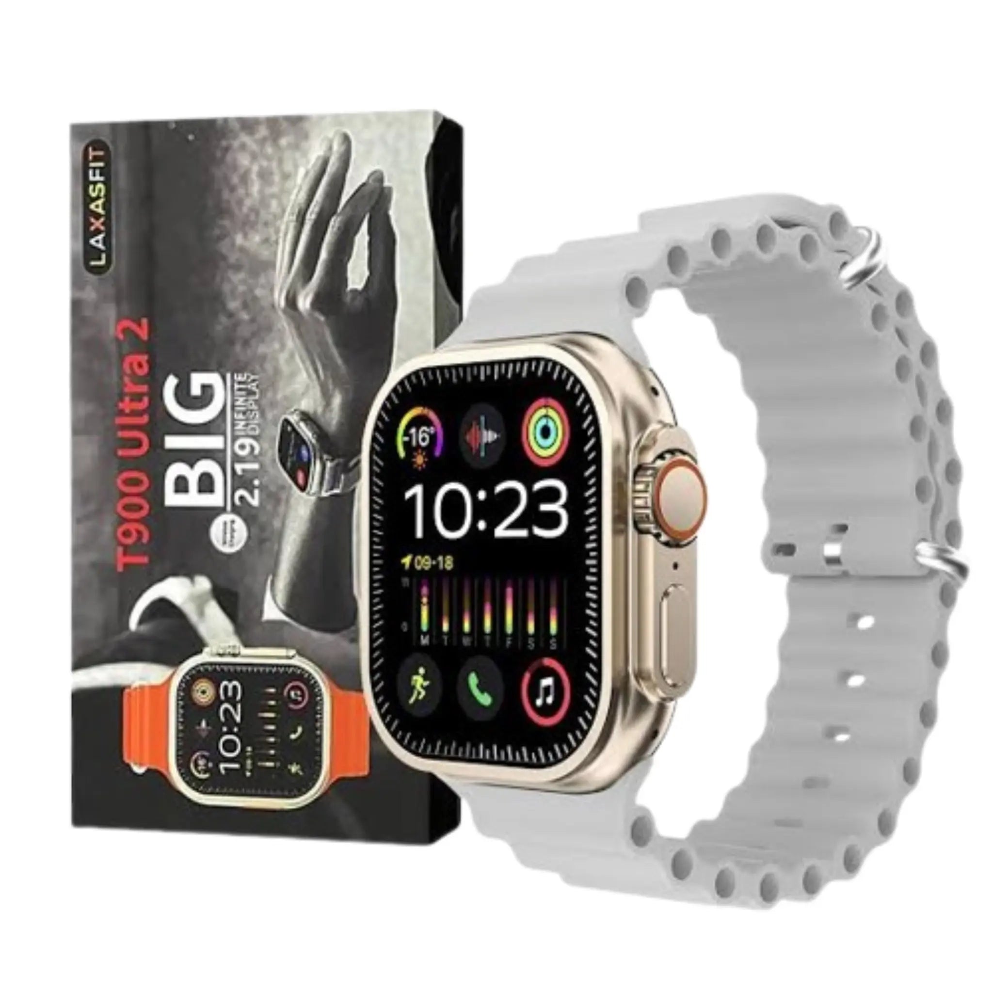 Laxasfit T900 Ultra 2 Smart Watch - 2.19" Infinite Display